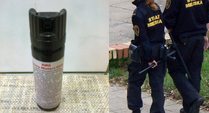 Machał rękoma do strażnika, dostał gazem i kajdanki