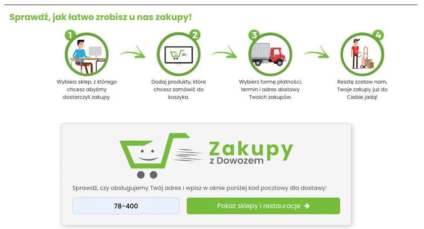 Zakupy bez wychodzenia z domu - już w Szczecinku!