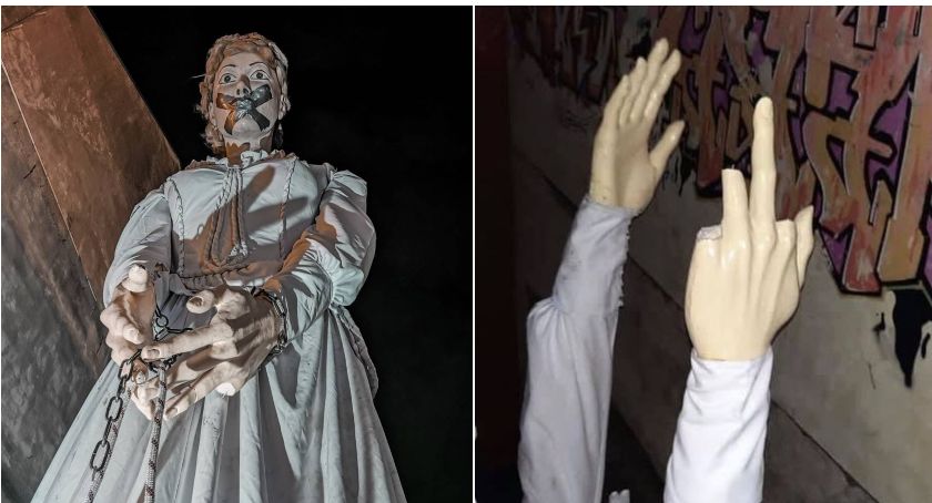 Czy to koniec strajku kobiet w Szczecinku? Księżna Jadwiga upadła. Ale jak...