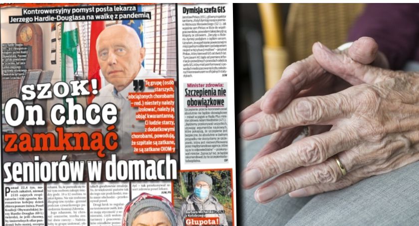 JHD chce zamykać seniorów w domach? Poseł ze Szczecinka znów „zabłysnął”
