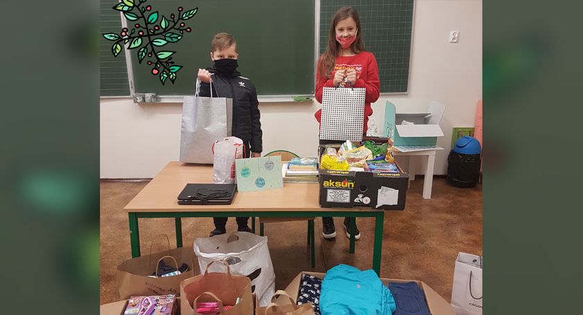 Uczniowie z STO - pomagają!