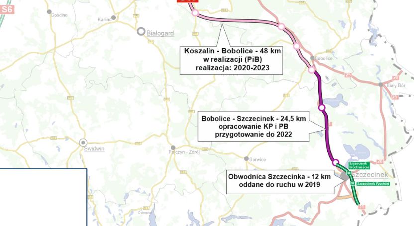 Ekspresówka ze Szczecinka do Koszalina nabiera realnych kształtów