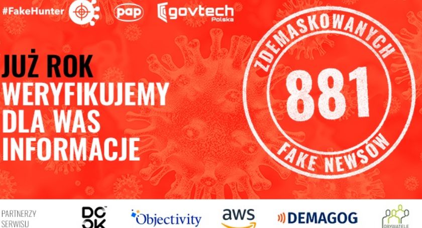 Pierwsze urodziny #FakeHuntera Polskiej Agencji Prasowej