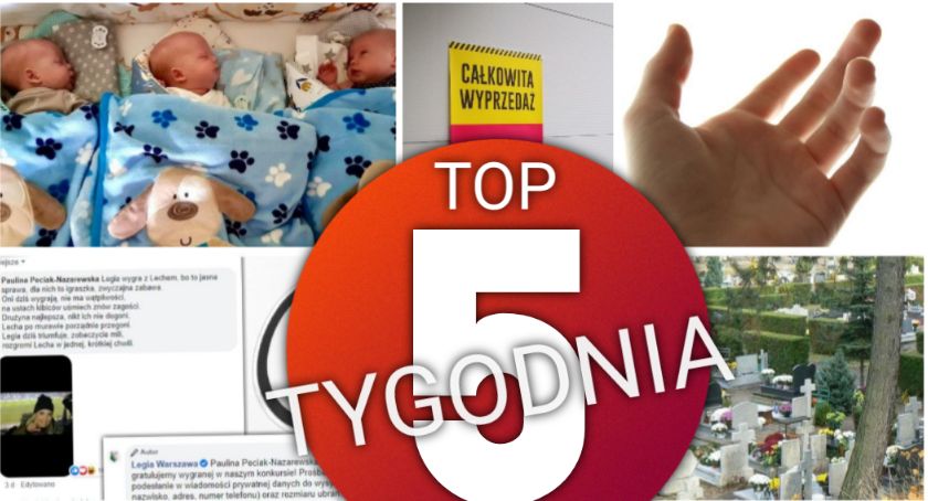 Topowa piątka. Najchętniej czytane artykuły tygodnia