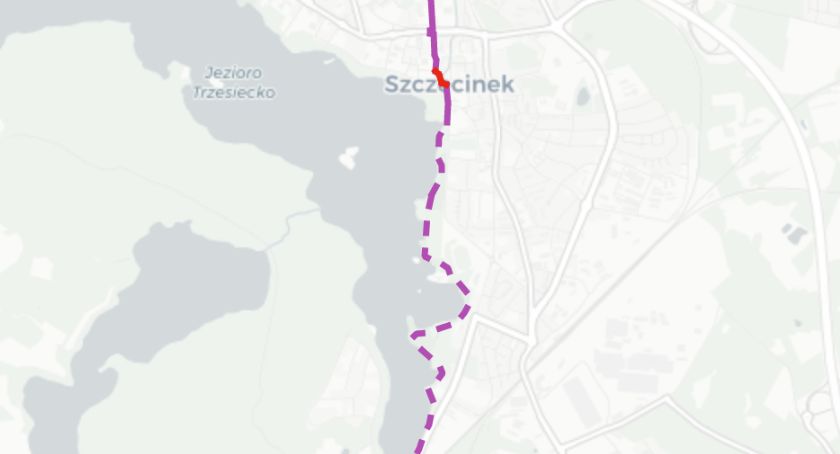 Rowerem przez Szczecinek mapą wojewódzką. Na pewno?