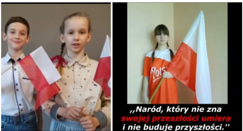 Uczniowie z SP1 na majową rocznicę
