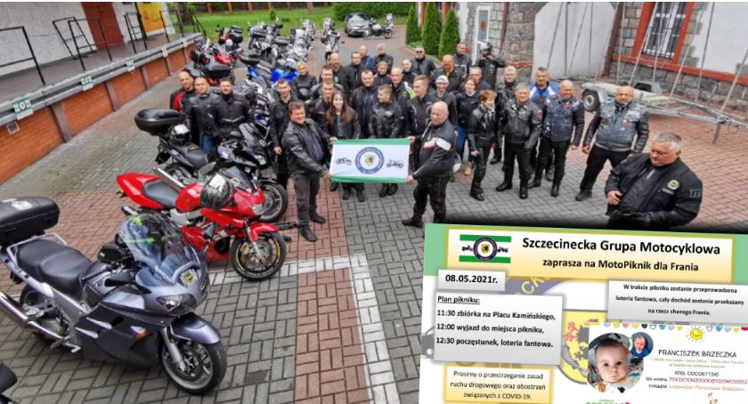 Szczecineccy motocykliści pomogą Franiowi. W sobotę piknik charytatywny dla chorego chłopca