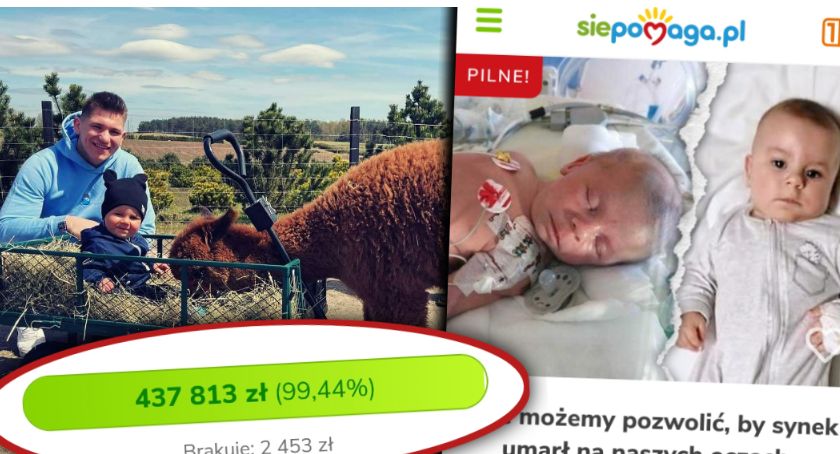 Zebrano już prawie 100 procent kwoty na operację serca Frania!