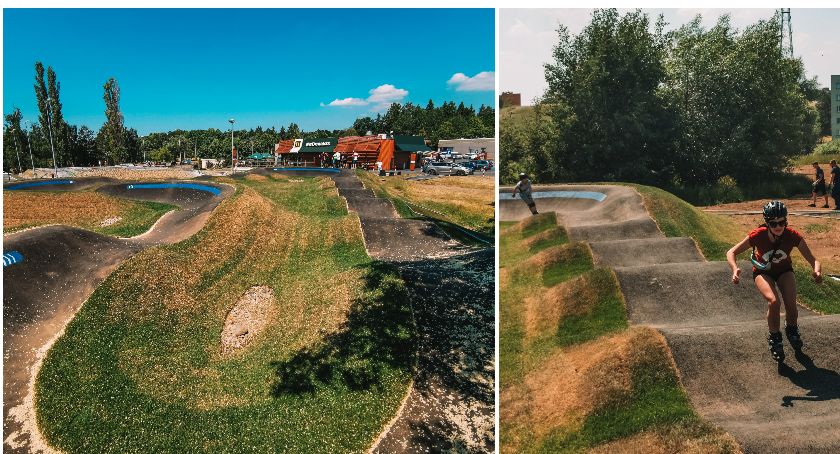 Trochę z górki, trochę pod. Pumptrack już oficjalnie otwarty