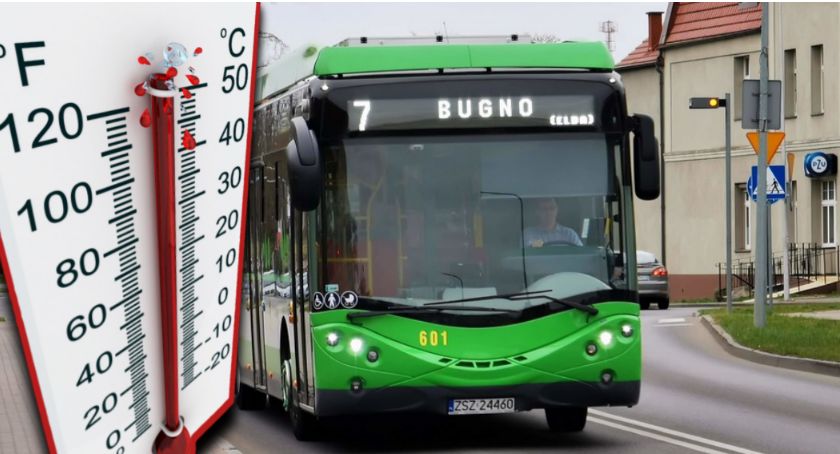 Upał jak... w miejskim autobusie. „Nie ma sensu używania klimy”