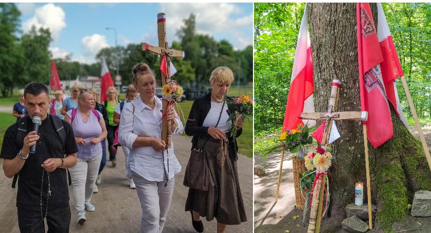Modlitwa, śpiew i ciasto z rabarbarem. Mieszkańcy Szczecinka pielgrzymują na Marientron