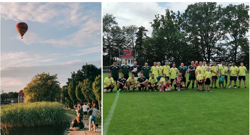 Festiwal Balonowy w Szczecinku zakończony. Był mecz piłkarski i skromne przeloty nad Trzesieckiem