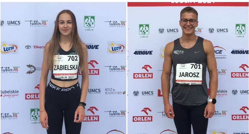 Oliwia i Bartosz z Pomeranii na czołowych miejscach Mistrzostw Polski w lekkoatletyce