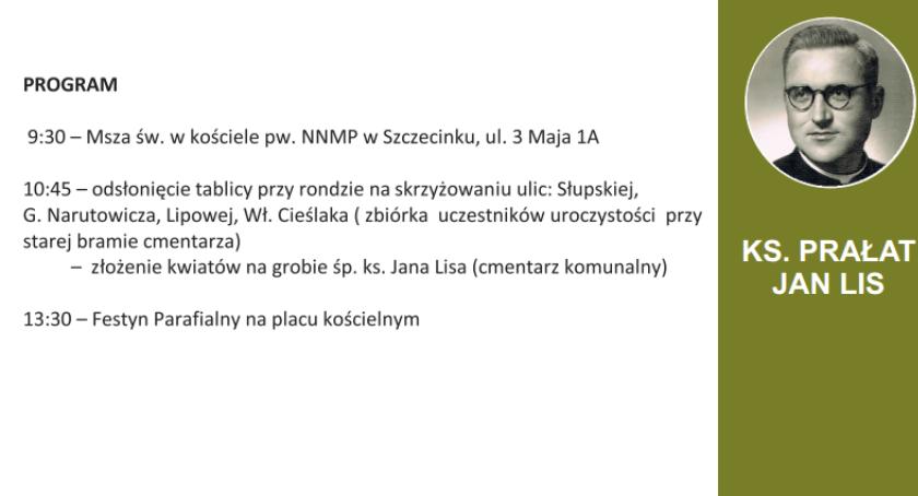 Uroczyste odsłonięcie tablicy na rondzie ks. Jana Lisa już w niedzielę