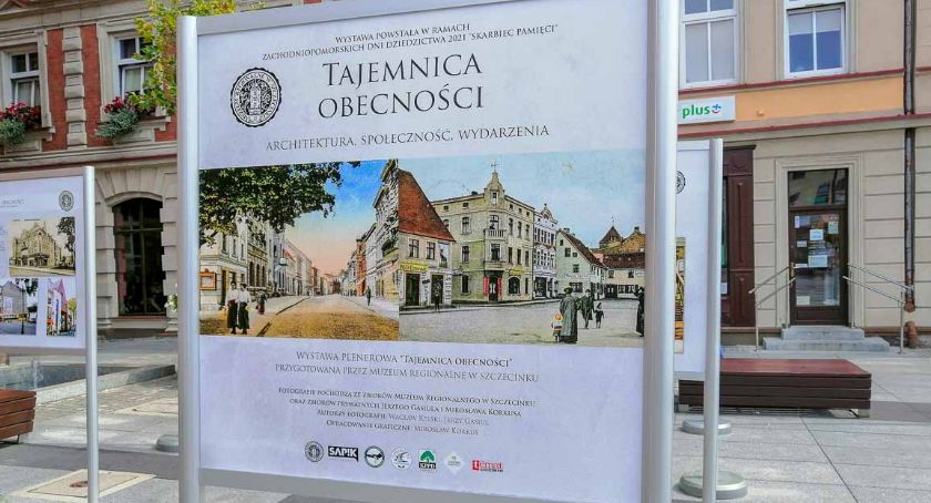„Tajemnice obecności”. Nowa wystawa plenerowa w centrum Szczecinka