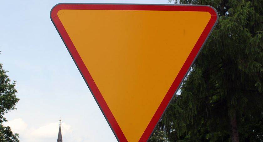 Na złomie chciał sprzedać znak drogowy