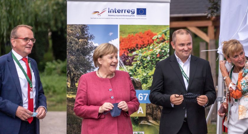 Burmistrz Połczyna-Zdroju spotkał się z... Angelą Merkel