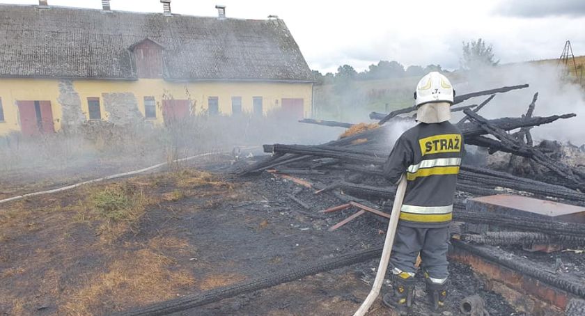 Pożar stodoły i domku kempingowego. Pracowity tydzień strażaków