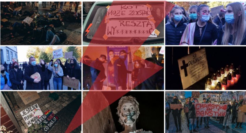 Strajki Kobiet w Szczecinku. Minął rok od „Wyp*****lać”