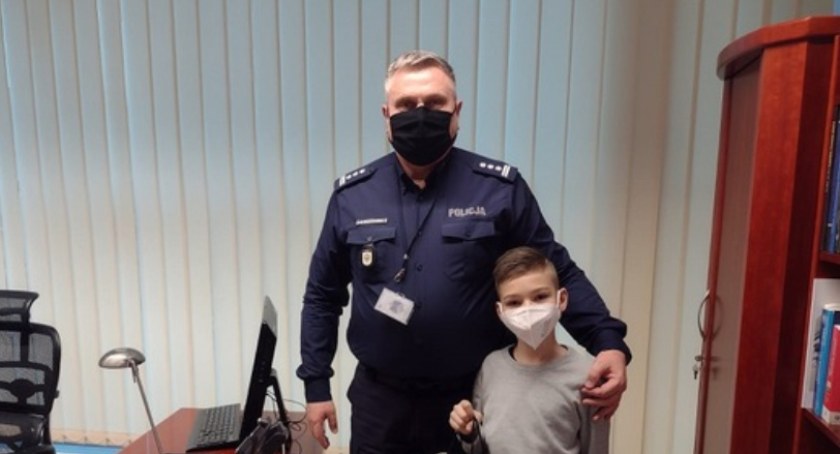 Policjanci ze Szczecinka spełnili marzenie Tymona