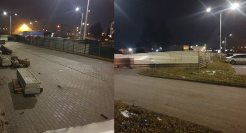 Ktoś zagrodził parking płotem. Czytelnik: Przecież to powstało z naszych podatków
