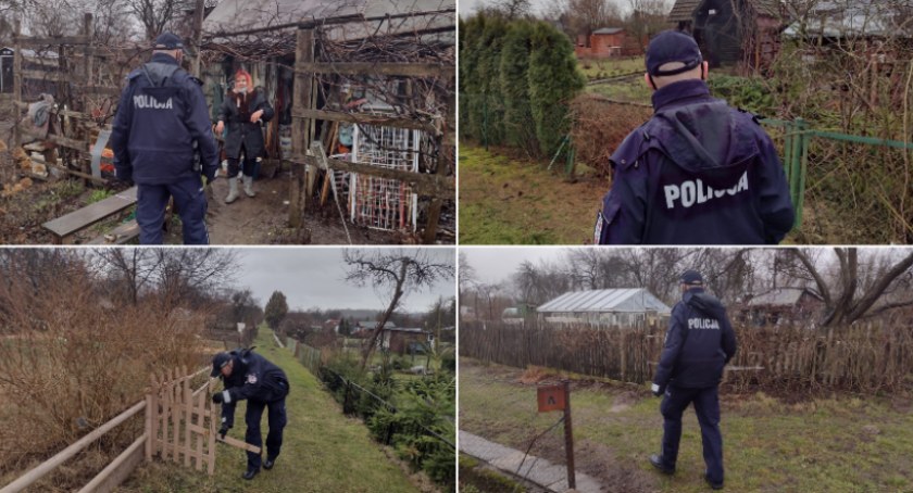 Bezpieczne ogrody. Policjanci skontrolowali ogródki działkowe