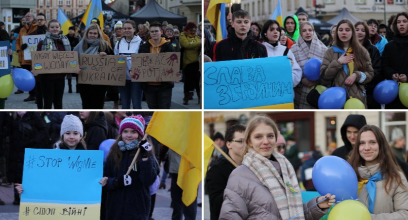 „Sława Ukrajini!”. Szczecinek solidarny z walczącą Ukrainą