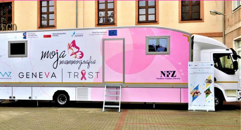Zbadaj się i wygraj z rakiem! Szczecinek odwiedzi mammobus