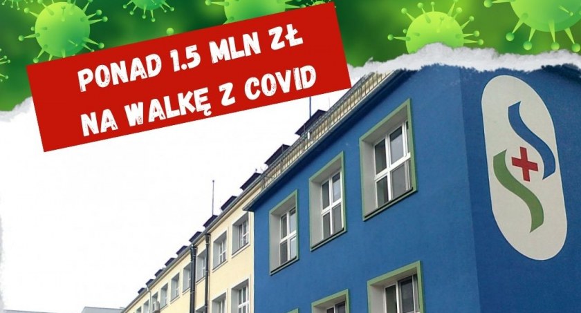 Ponad 1,5 mln zł dla szpitala w Szczecinku. Na walkę z covid-19