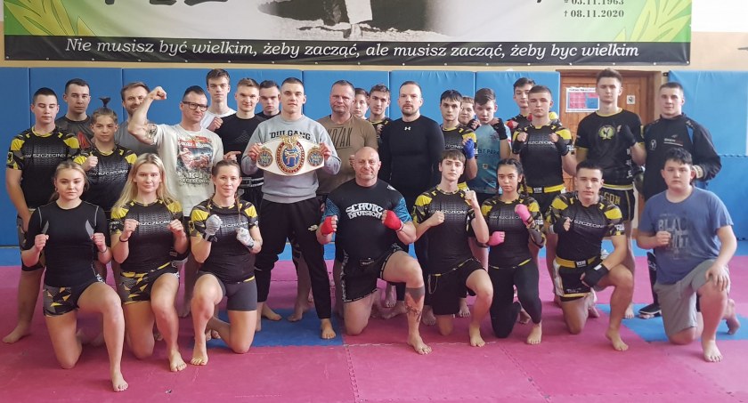 Mistrz świata odwiedził swoich przyjaciół z KSW Szczecinek