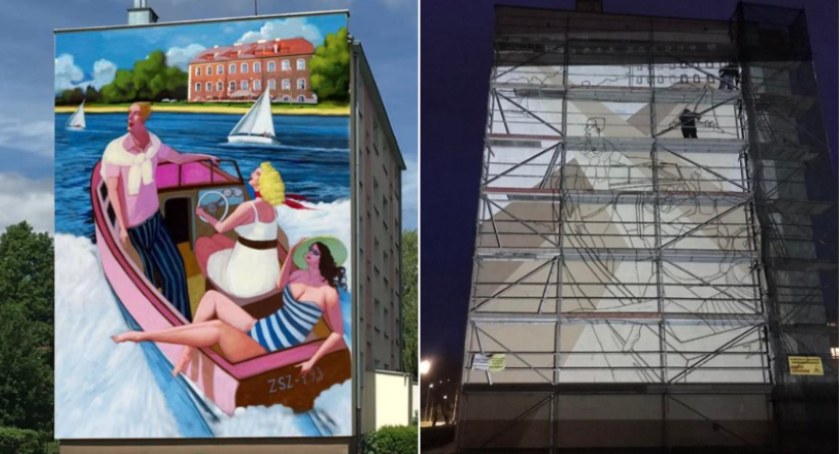 Nowy mural Jacka Pałuchy w Szczecinku. Ładny?