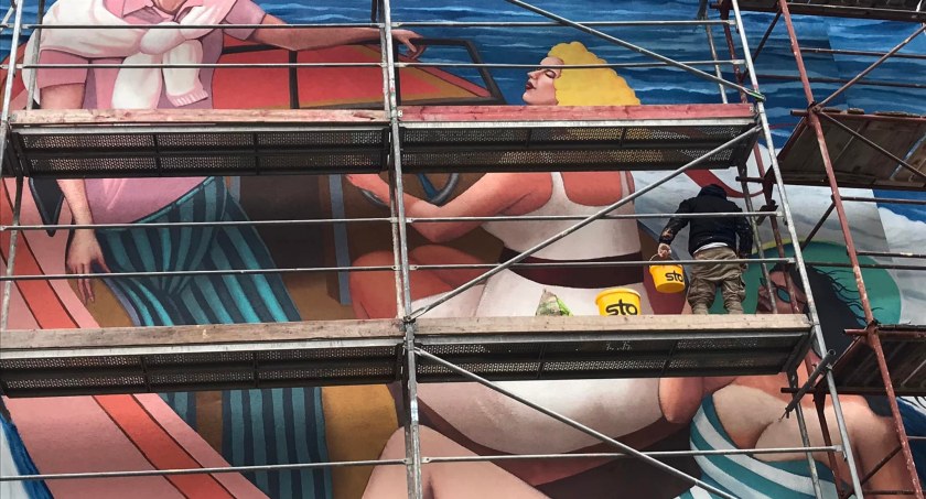 Kolejny mural już prawie gotowy. Czy to będzie nowa atrakcja turystyczna Szczecinka?