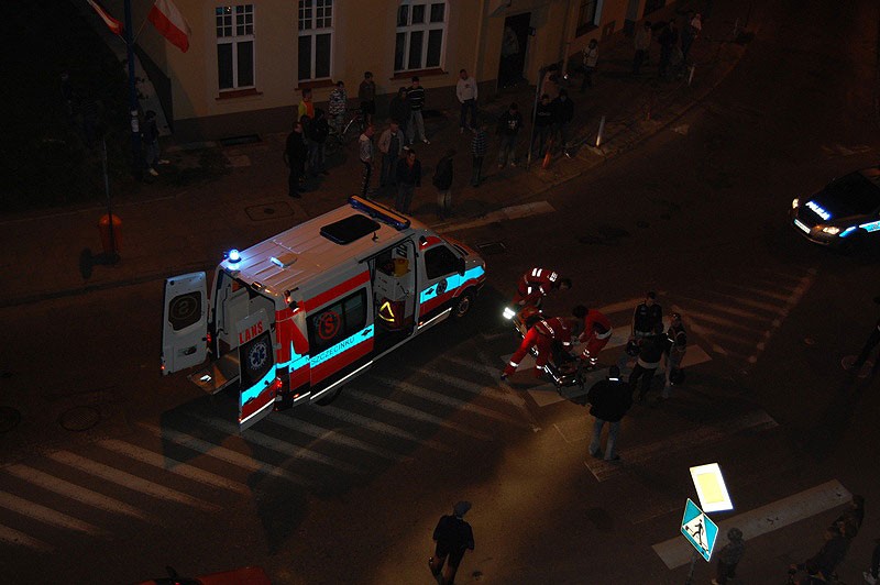 Motocyklista przejechał kobietę (aktualizacja - foto)