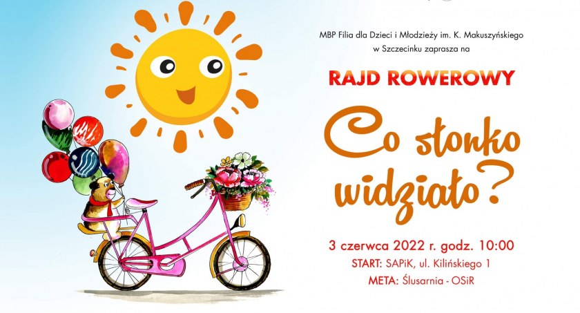 Rajd Rowerowy z Marią Konopnicką. Zaproszenie