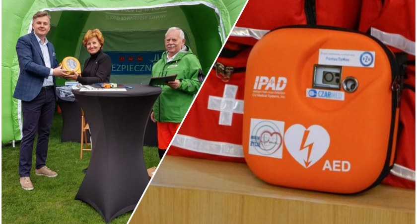 W mieście jest kolejny defibrylator AED