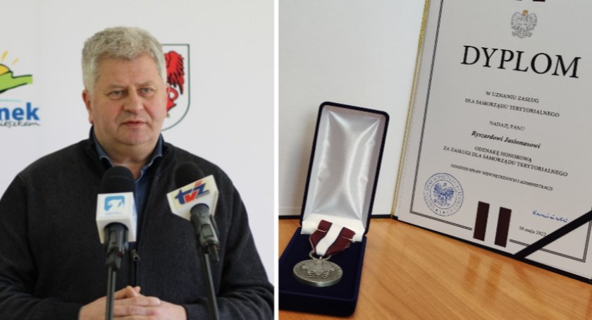 Wójt Ryszard Jasionas wyróżniony Odznaką Honorową. Za zasługi dla samorządu terytorialnego