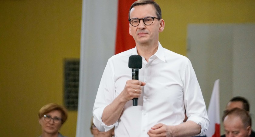 Premier Mateusz Morawiecki w Turowie: Z inflacją jest trochę tak jak z Tuskiem