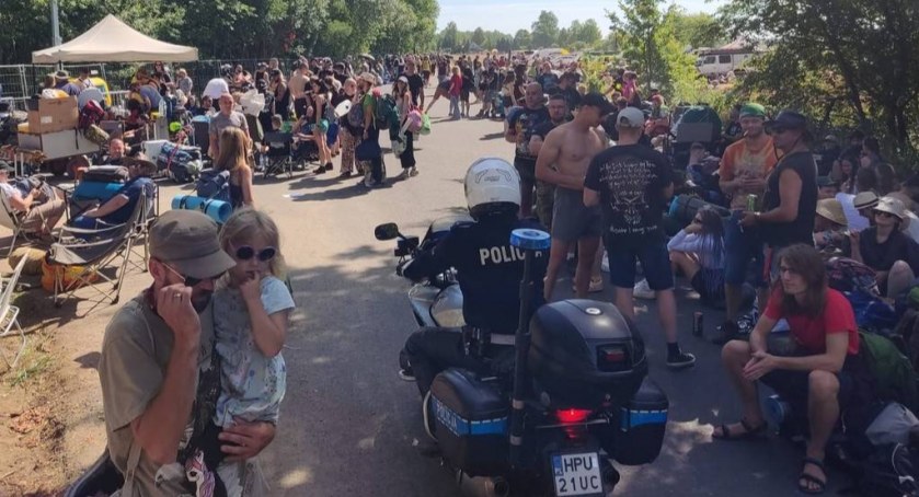 Duży ruch, kilkanaście kolizji. Zakończył się PolandRock Festival