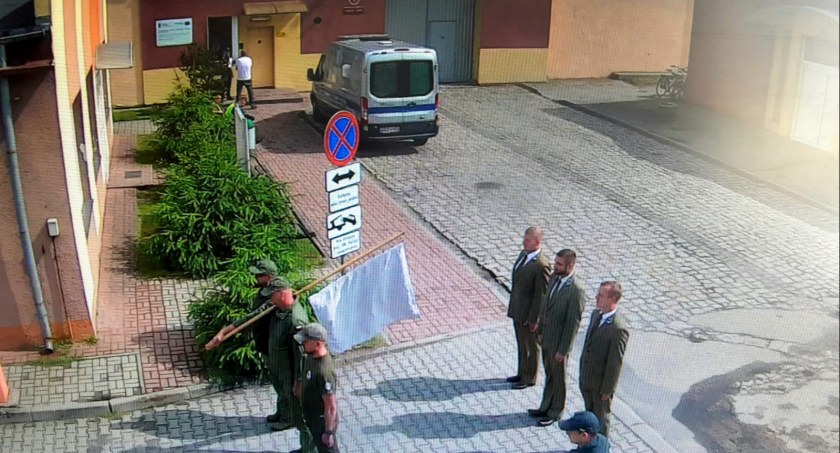 Leśnicy też ćwiczą musztrę