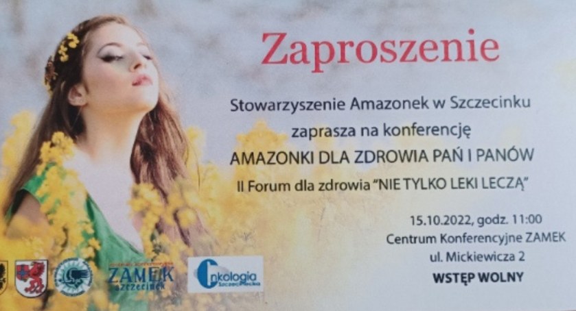 Dla zdrowia Pań i Panów. Amazonki zapraszają na konferencję