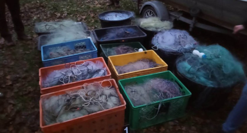 Rybacy śmiało kłusowali na jeziorze Rymierzewo. Do czasu