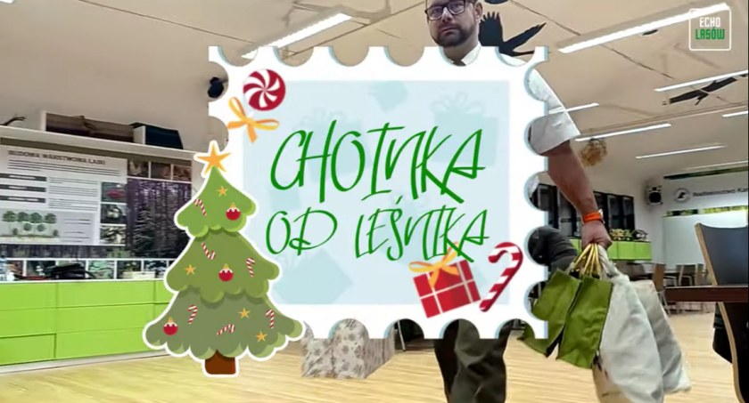 Choinka od leśnika. Prezenty dla hospicjum