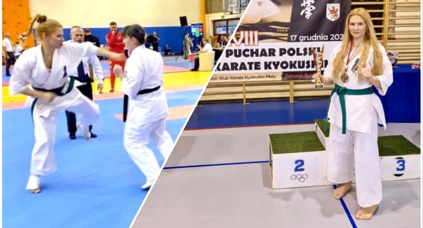 Julia Marciniak wygrywa Puchar Polski w karate!