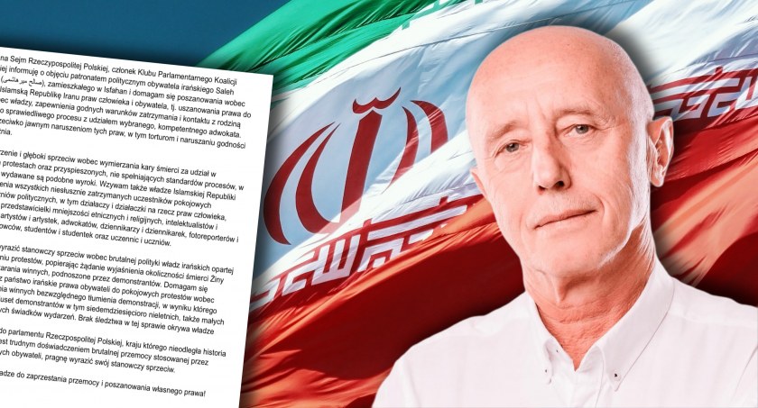 Jerzy Hardie-Douglas wzywa Iran do zaprzestania przemocy 