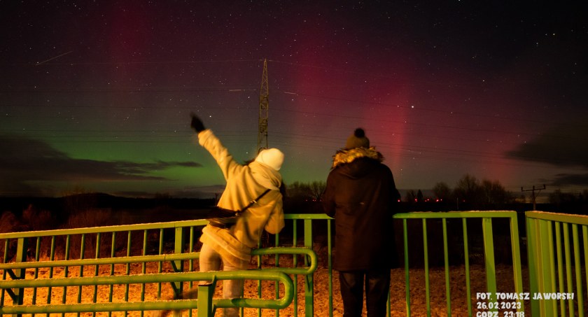 Zorza polarna przy samym Szczecinku!