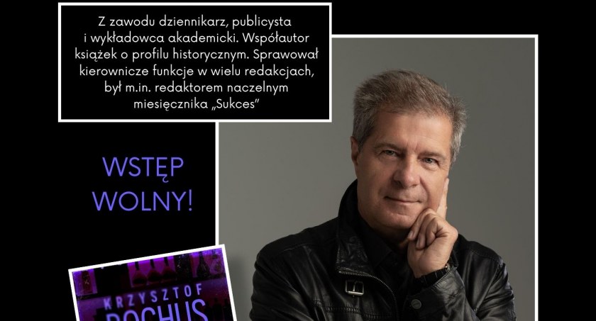 Spotkanie autorskie z Krzysztofem Bochusem