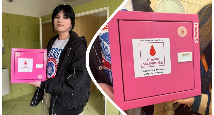 Projekt „Feminited”. Darmowe podpaski i tampony w kolejnych szkołach w Szczecinku