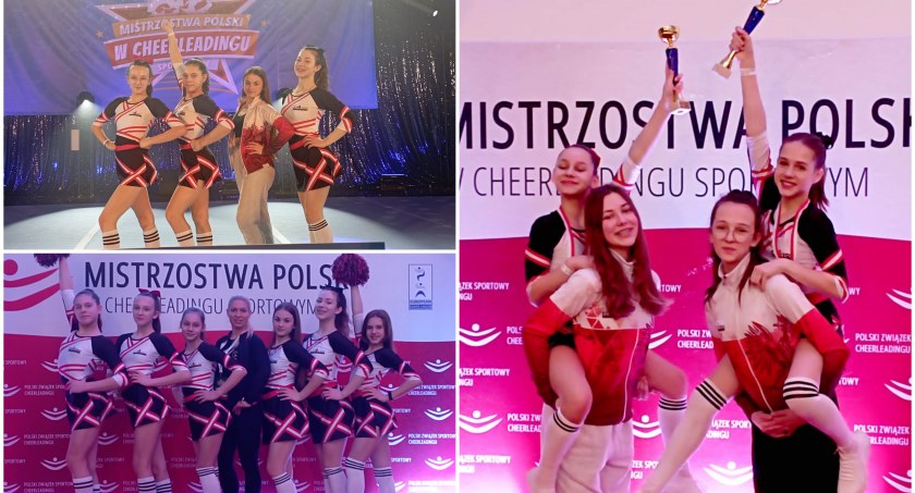 Świetny występ dziewczyn ze Szczecinka na Mistrzostwach Polski w Cheerleadingu!