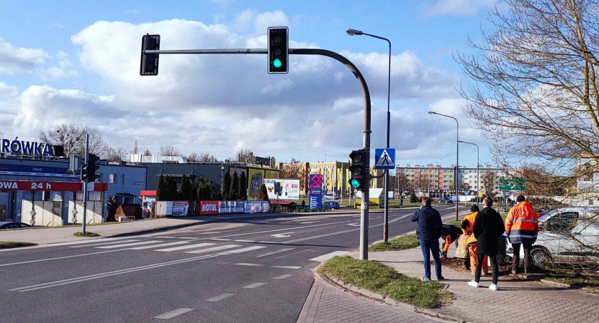 Światła koło Netto i Mrówki znów działają