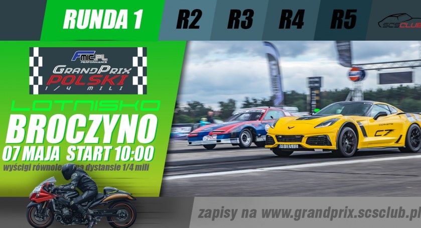 Gotowi na Grand Prix Polski 1/4 mili? No to już rezerwujcie majową niedzielę!